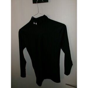 Under Armour ColdGear Black Long Sleeve Athletic Shirt Youth M